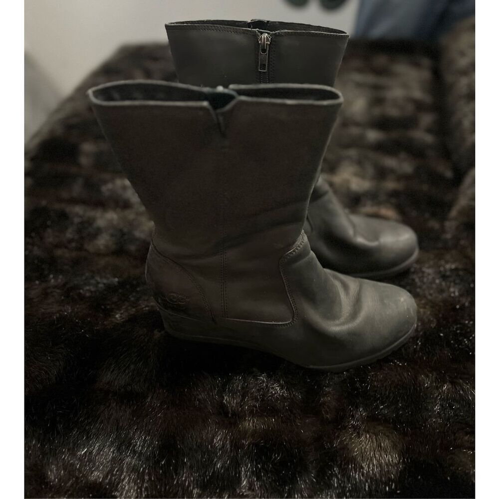 UGG Women's Joely Wedge Boot Rain Snow Boots 9.5
